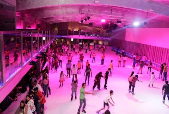 Ice Skating Ambience Mall in Gurgaon, Ambience Island - Photos, Get