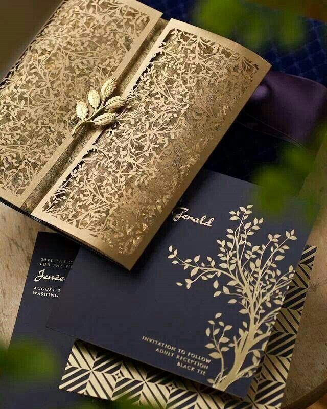 Sparkly invitation