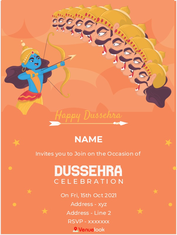 Dussehra E-Invite