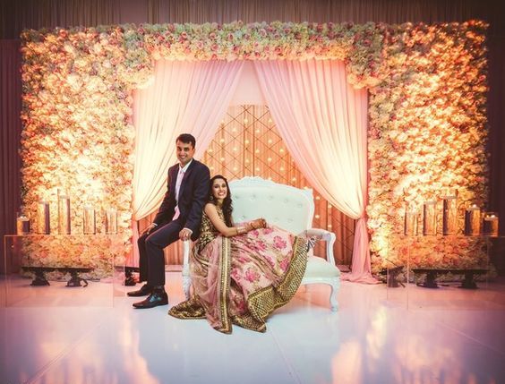 10 Unique Ideas to Enhance Stage Decor of Wedding Receptions in India