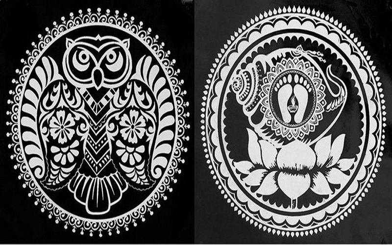 Alpana Rangoli Design