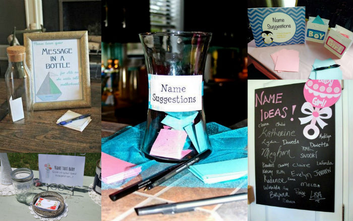 baby shower name board for suggestion