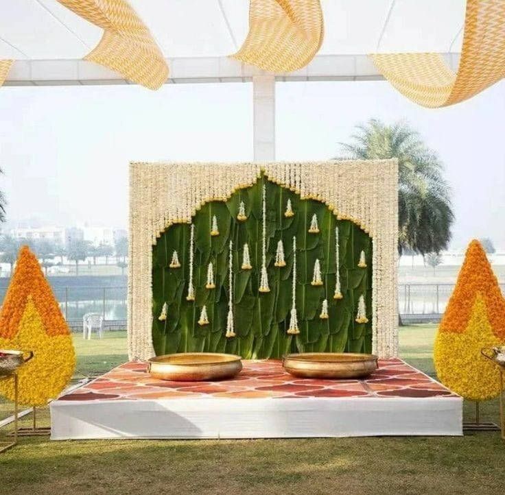 Banana Leaf Haldi Celebration