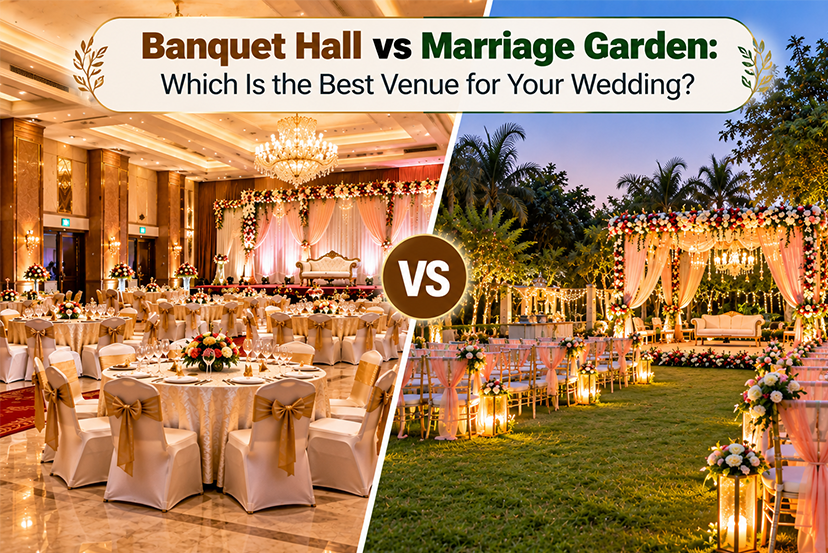 Banquet Hall vs Marriage Garden: Which Is the Best Venue for Your Wedding?