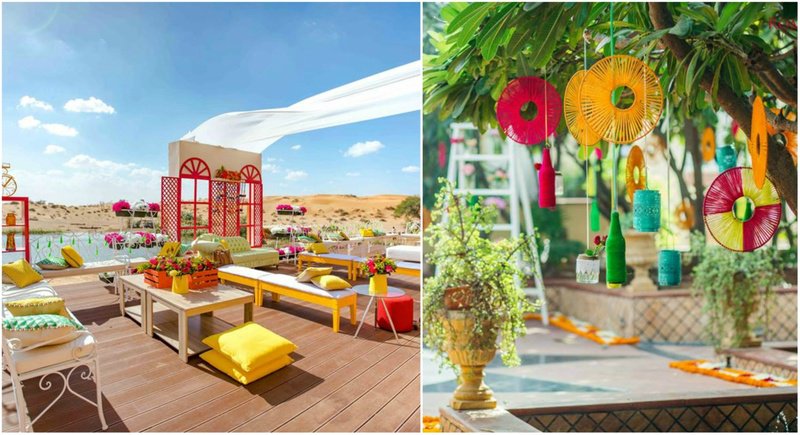 Beach Theme for Mehndi