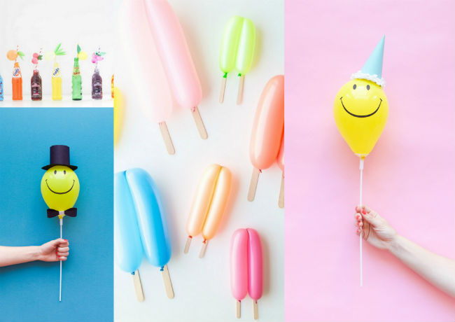 birthday straw decoration