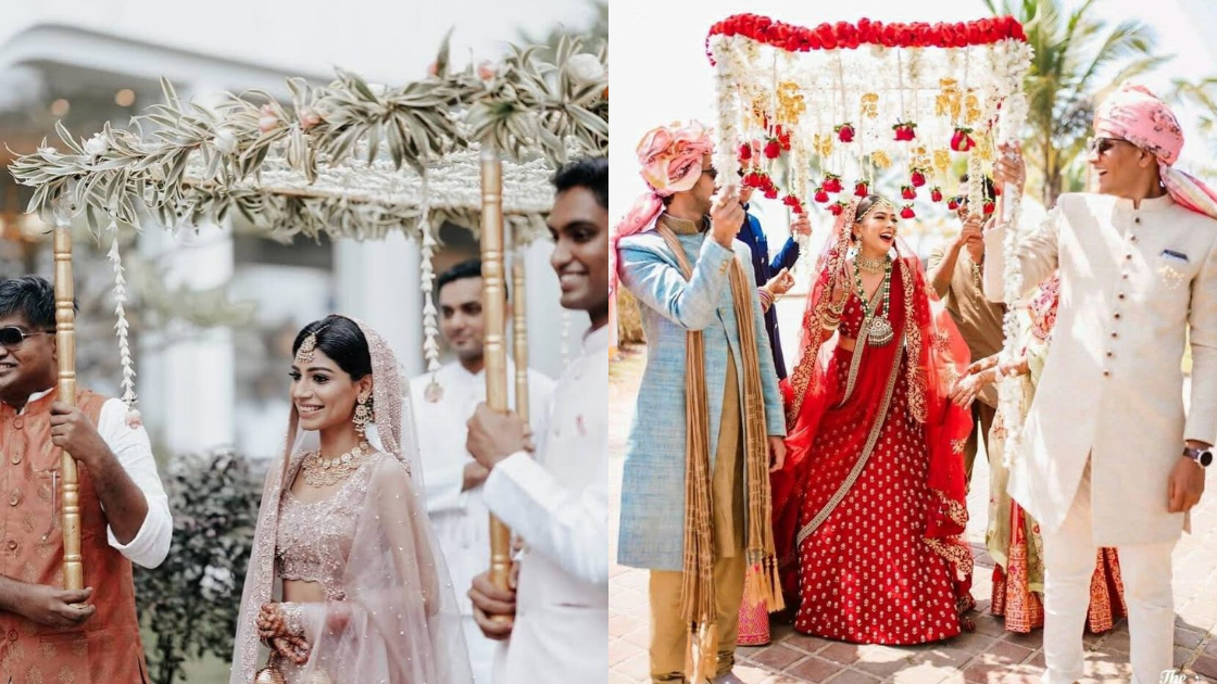 Transform Your Bridal Entry with these Phoolon Ki Chadar Inspirations