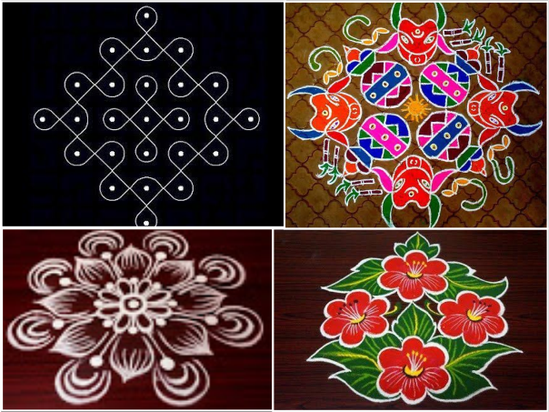 Latest Rangoli or Kolam Designs