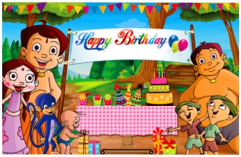 5+ Chhota Bheem Theme Birthday Party Supplies