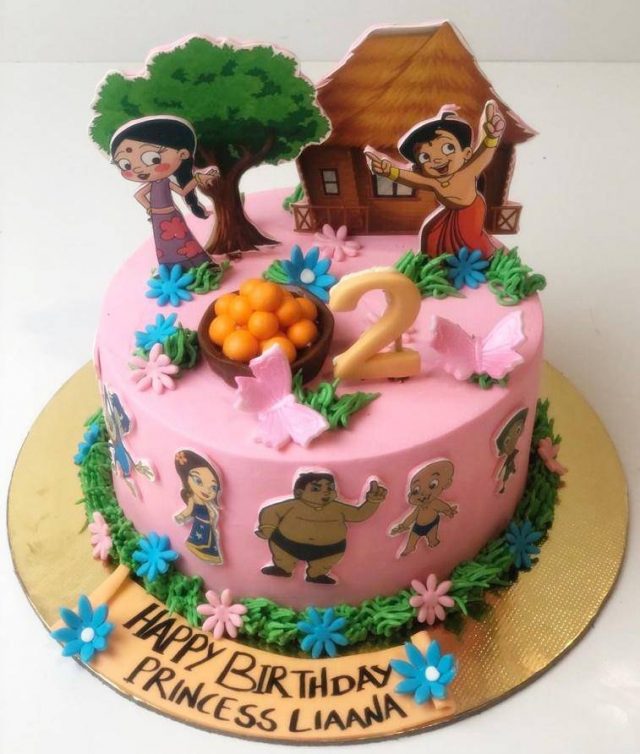 Chotta Bheem Boys Birthday Cake
