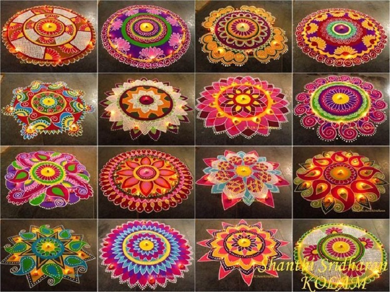 Colorful Rangoli Design