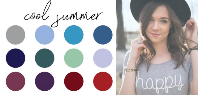 Colour Palette for Cool Summer Season
