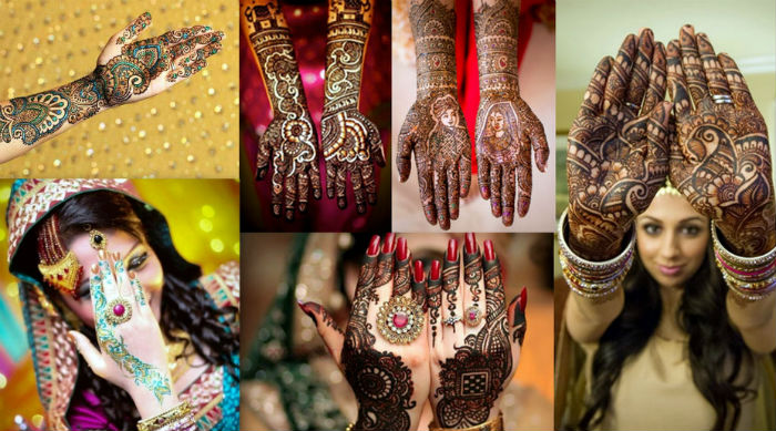 Coloured Mehendi Design