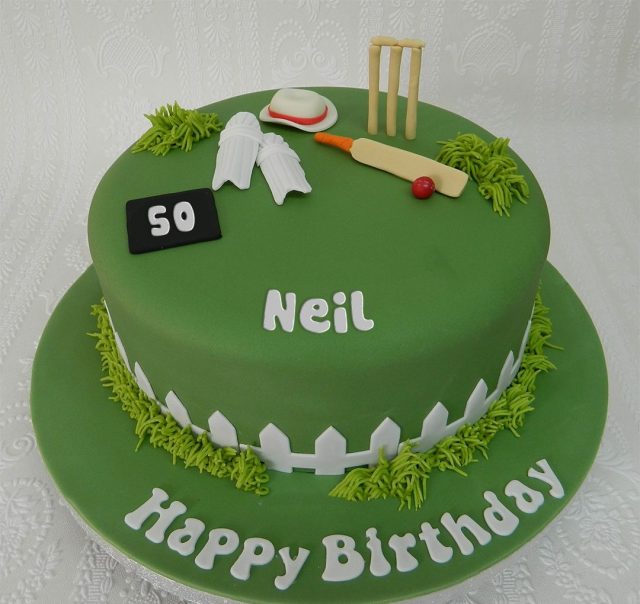 Cricket Birthday Cake