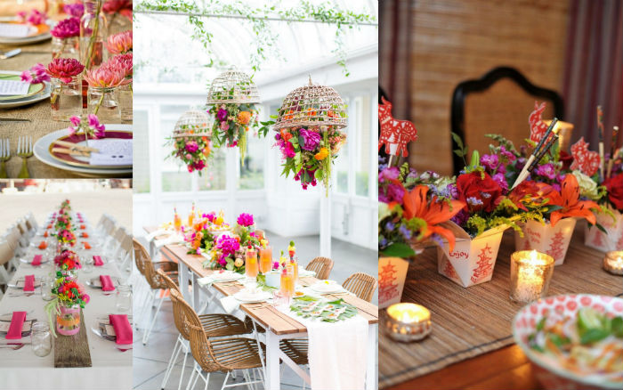 decoration with flowers