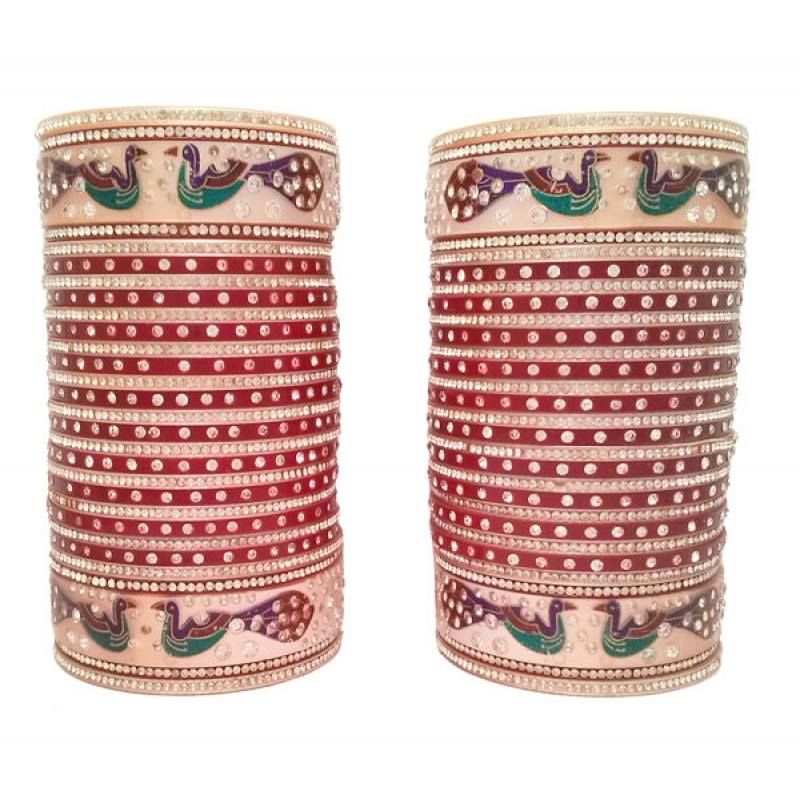 Designer Chura with Peacock design