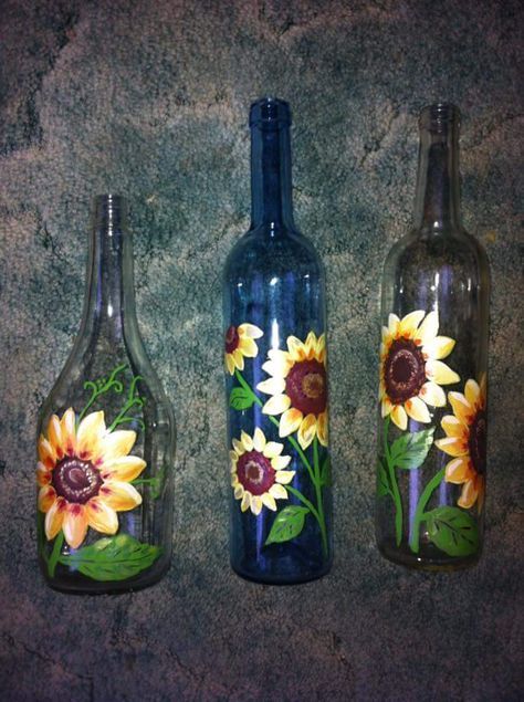 party decor with DIY Painted Bottles