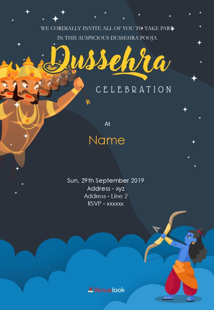 Vijayadashami E-Invite