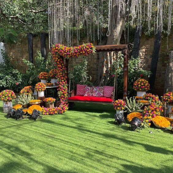 Enchanted Forest Haldi Mehndi