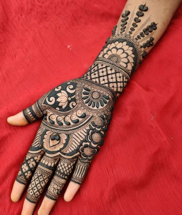 Enchanting Blossoms Mehendi Design