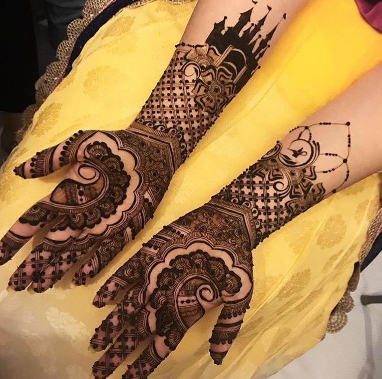 Fairy-tale Inspired Mehndi Design