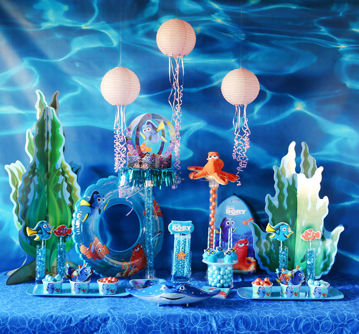 Finding Dory Birthday Theme Decoration