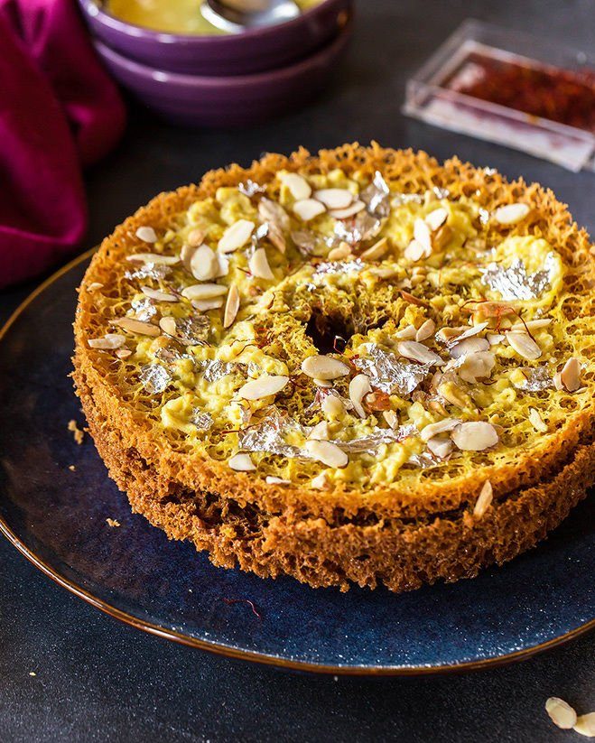 Ghevar as Wedding Sweet