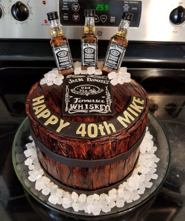 Jack-Daniel Birthday Cake