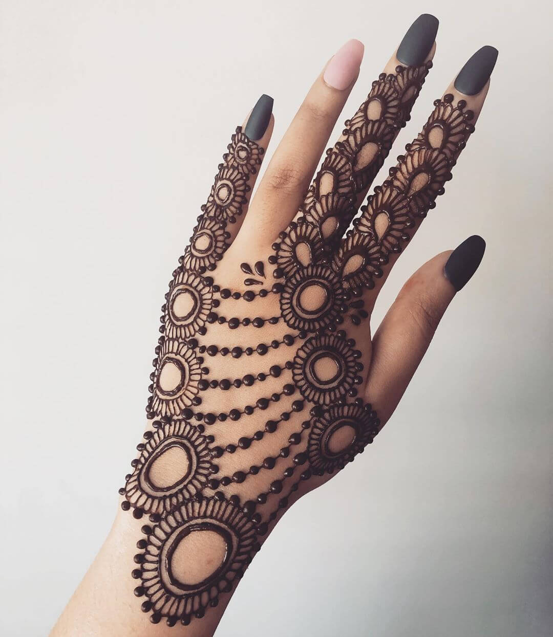 Jewellery Inspired Mehendi Design