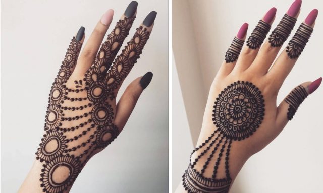 Mehendi Design that's just like An Accessory