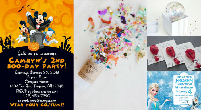 kiddie birthday invitations