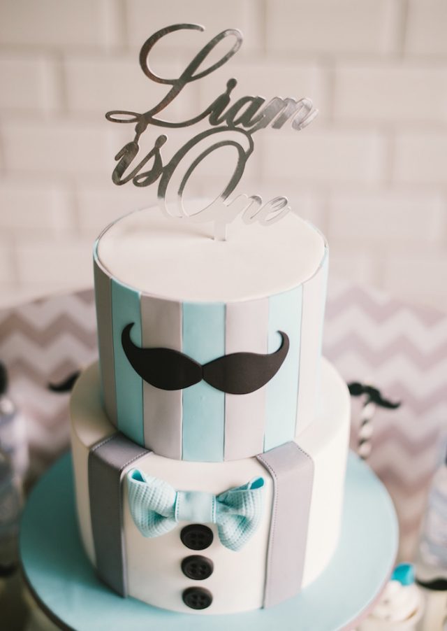 little-man Boys Birthday Cake