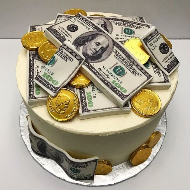 Money Birthday Cake