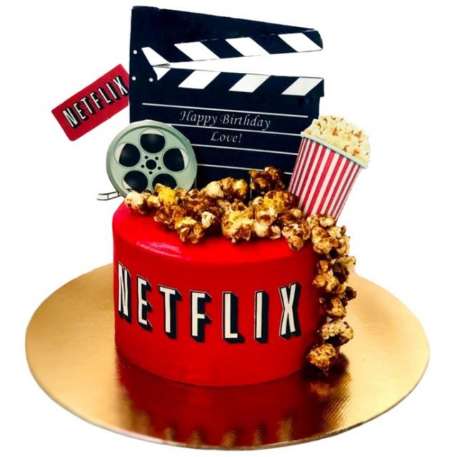 Netflix Birthday Cake