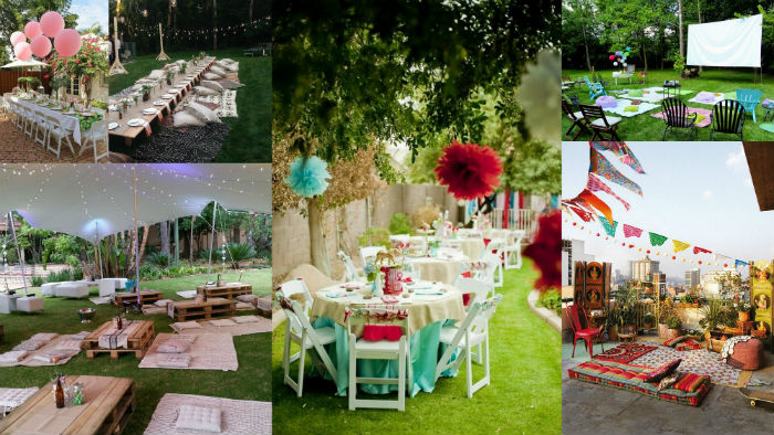 outdoor party theme
