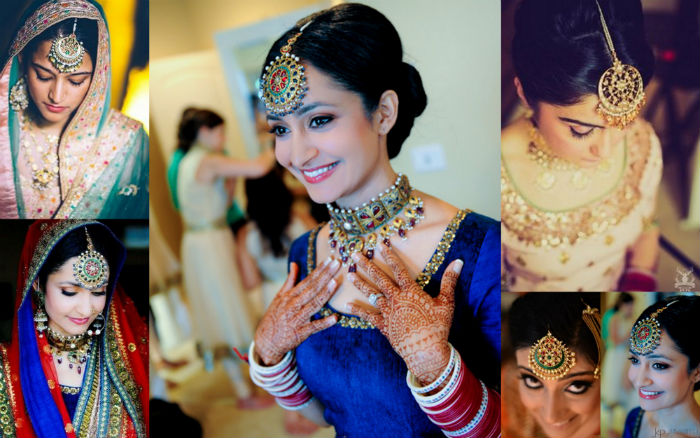 Oversized maang tikkas