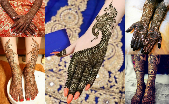 Peackock Mehendi design