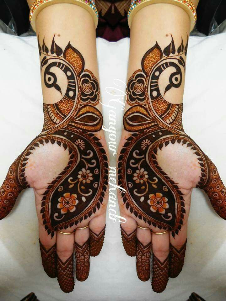 Peacock Mehendi Design