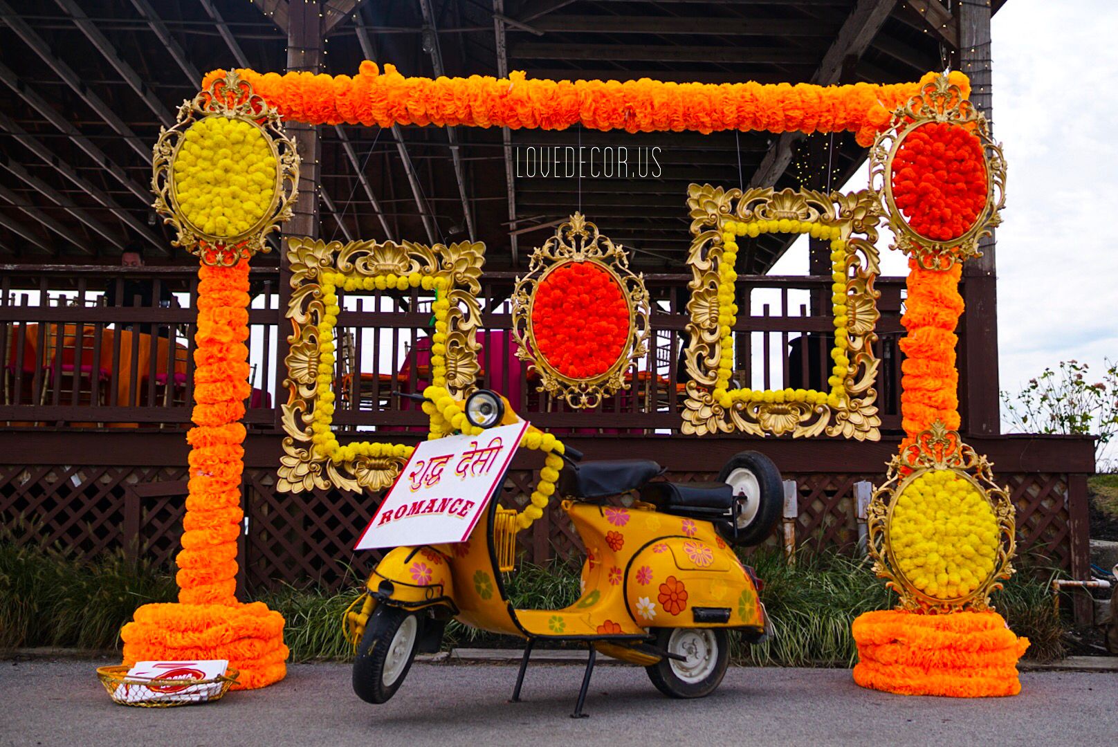 Personalized Photo Booths at Mehndi