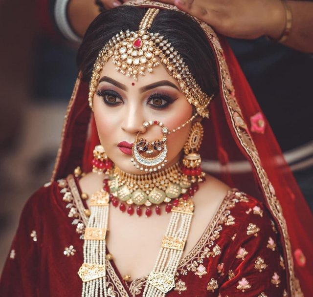 Red - The Evergreen Bridal Makeup Look