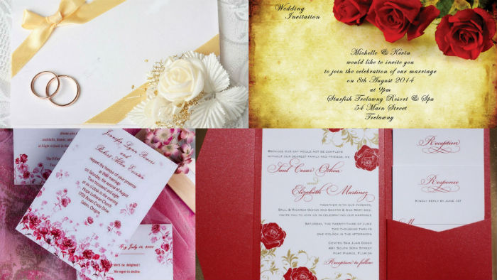 rose invitation