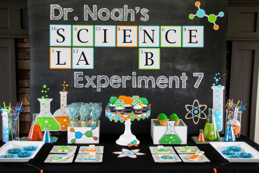 Science - Boy's Birthday Theme