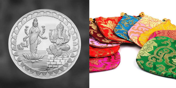 silver coin as wedding favor