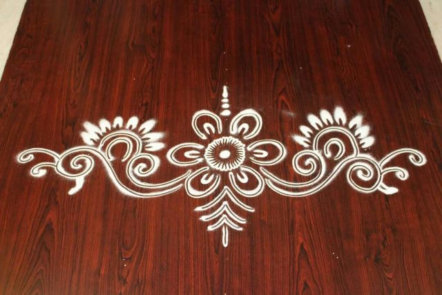 Simple Rangoli Border Designs