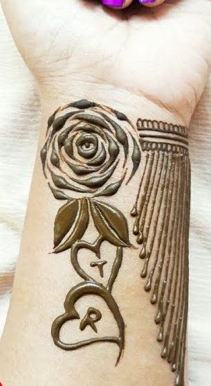 Rose Stalk with Word 