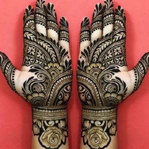 The Floral Touch Mehendi Design
