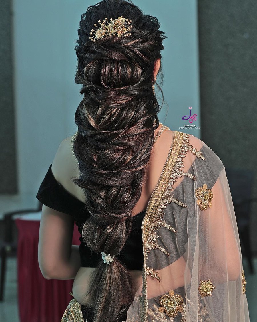 unique sdectioned braid 