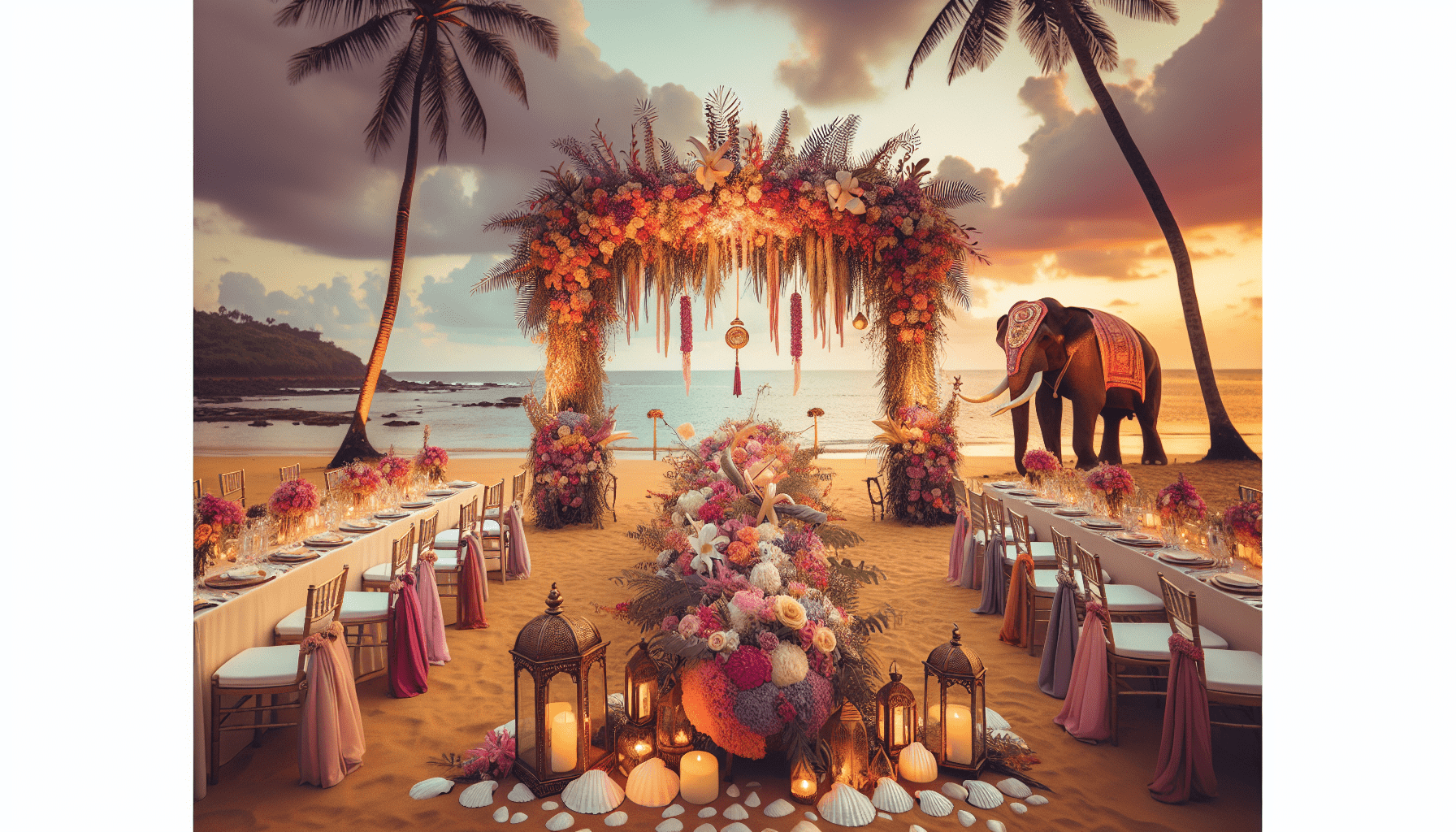 Making Your Goa Destination Wedding Stand Out with Unique Décor