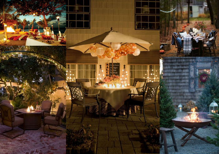 winter party ambiance