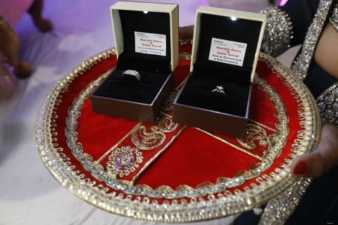 Utkarsh and Shweta Rings